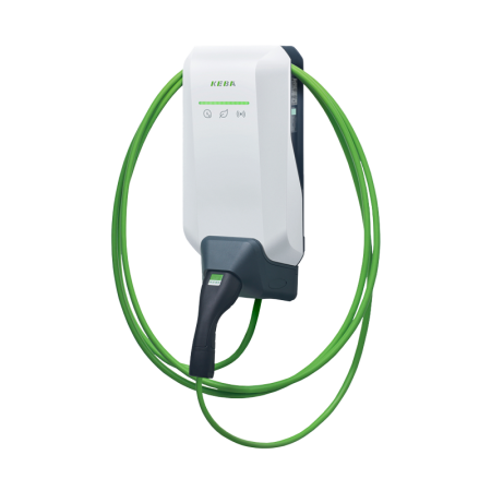 KEBA 131.114 P40 white | 11kW-3phase | cable 6m | BLE-WiFi | RFID | MID